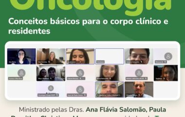 Profissionais do Ascomcer participam de Curso de Formação em Oncologia